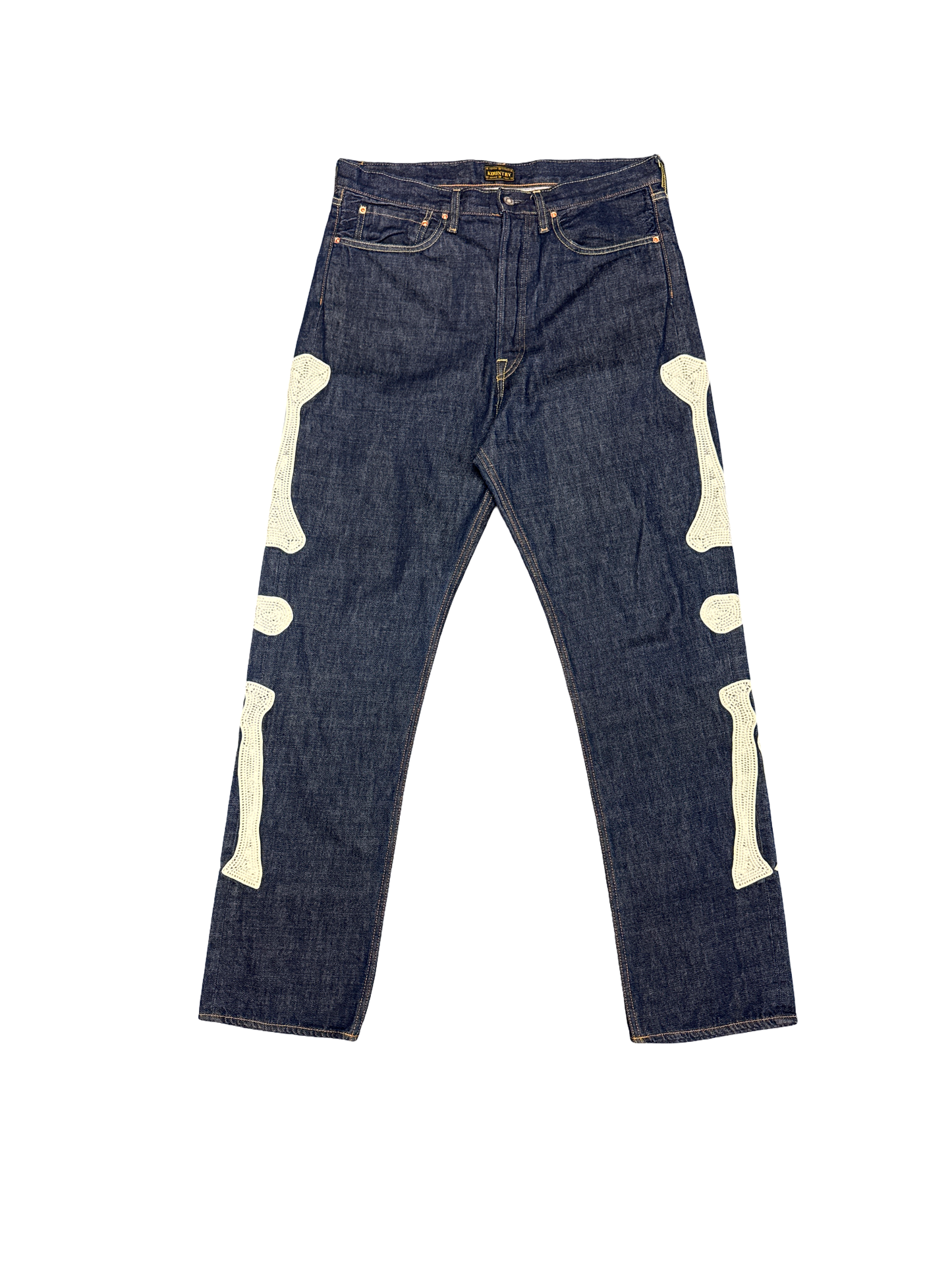 Kapital Bone Jeans (Blue/White)