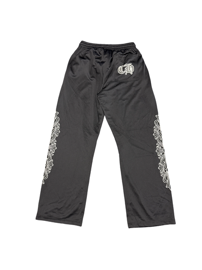 Chrome Hearts Mesh Jersey Pants (Black/Silver)