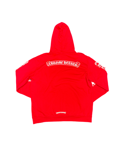 Chrome Scroll Pullover (Red/White)