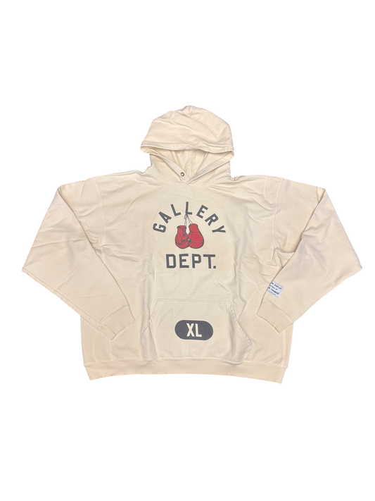 Gallery Department "Boxing Gloves" Hoodie (Cream/Multi)