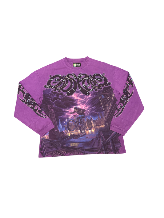 Godspeed "BMX" Tee (Purple/Multi)
