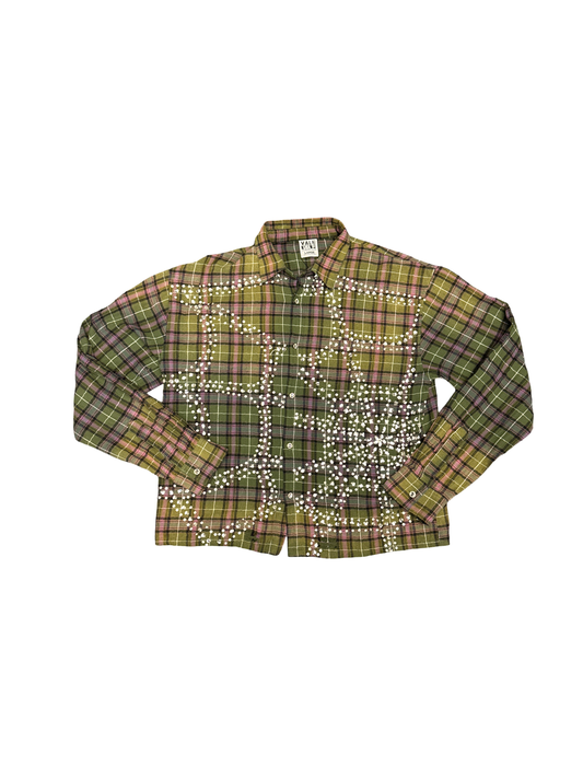 Vale Flannel (Green/Purple)