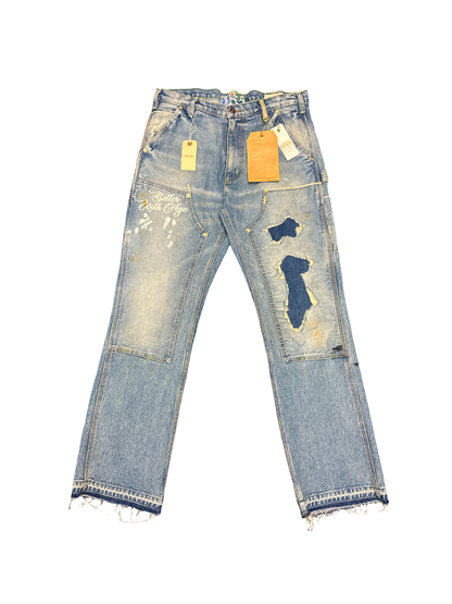 Better With Age Carpenter Denim (Light Blue/Navy Blue)