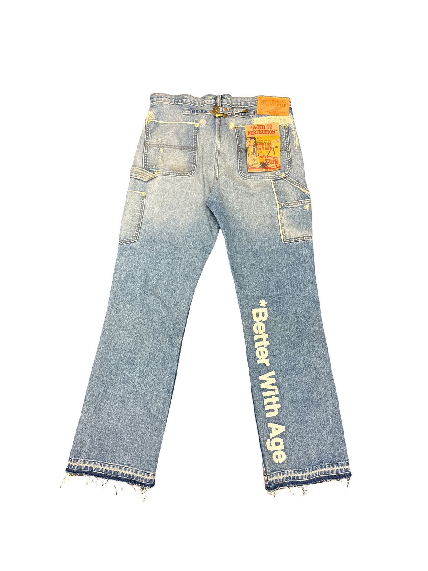 Better With Age Carpenter Denim (Light Blue/Navy Blue)