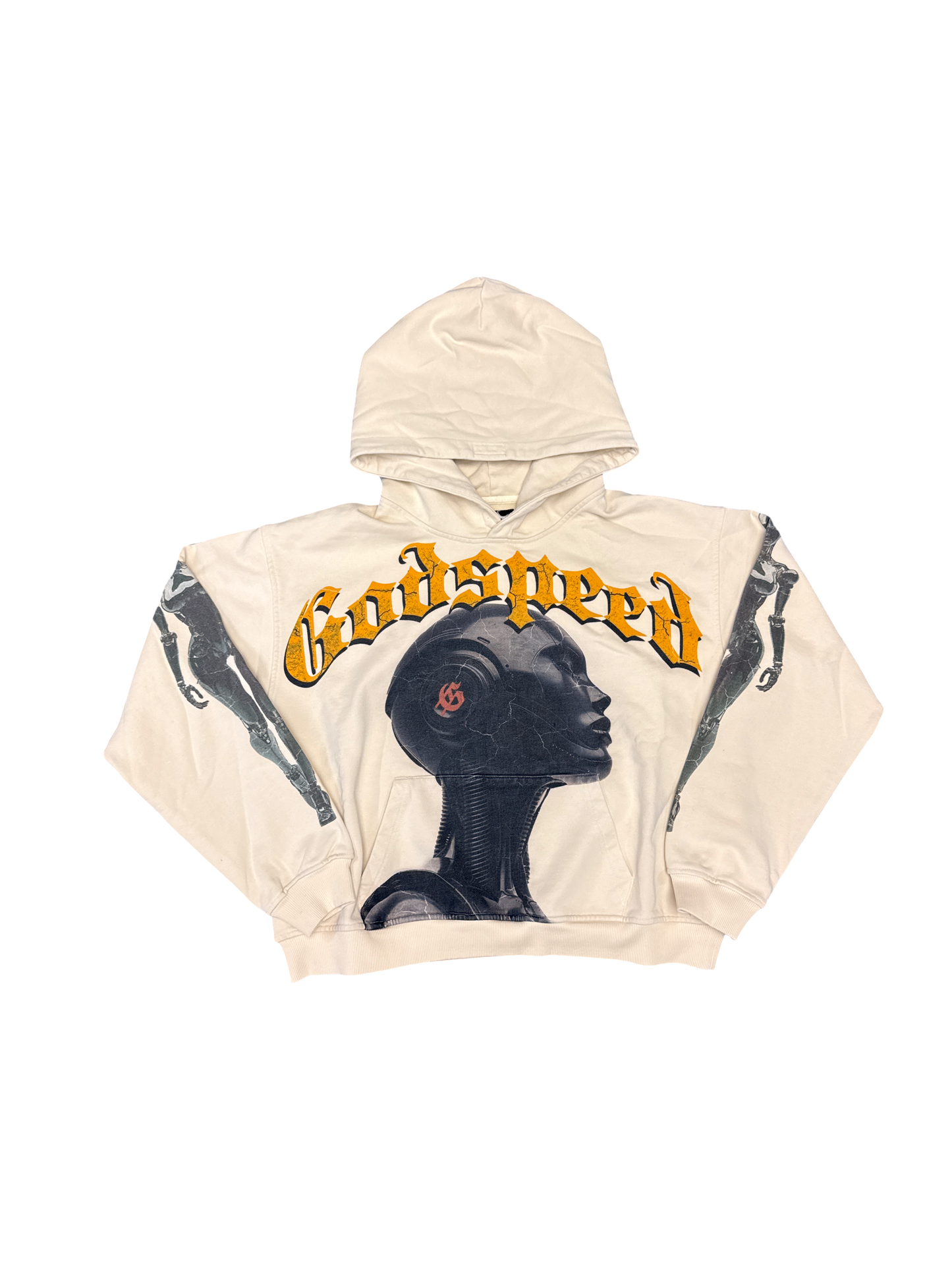 Godspeed "Cyborg Girl" Pullover (Tan/Multi)