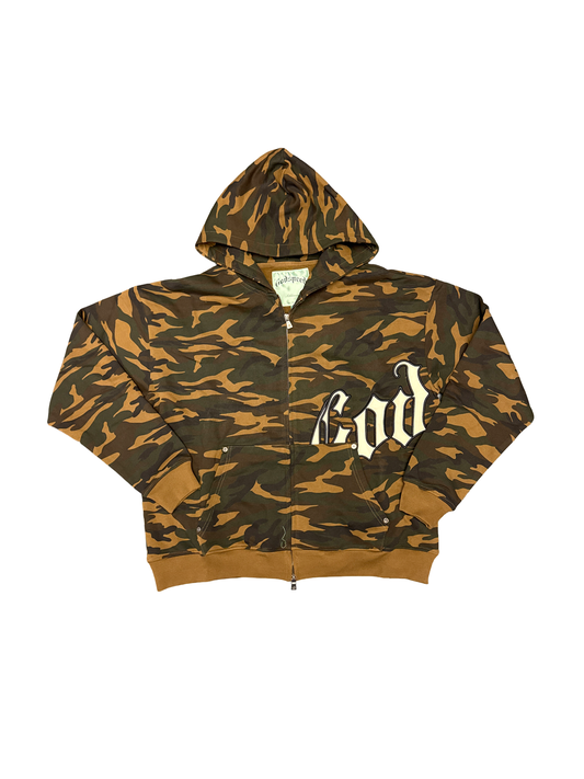 Godspeed Zip Hoodie (Camo)