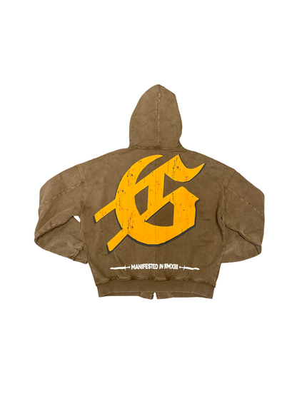 Godspeed Zip Hoodie (Brown/Multi)