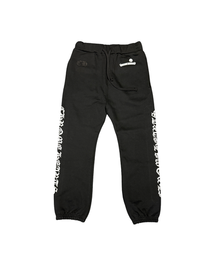 Chrome Hearts Script Sweats (Black/White)