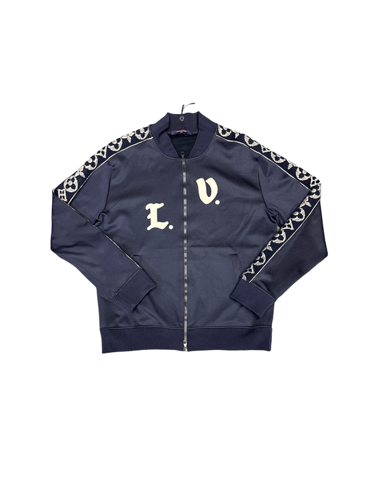 Louis Vuitton "LV" Track Jacket (Navy/White)