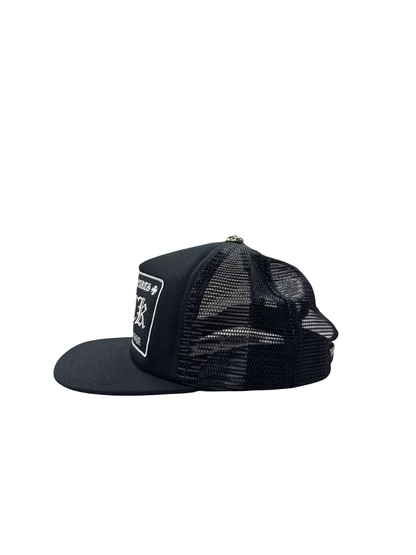 Chrome Hearts "Fuck" Trucker (Black/White)