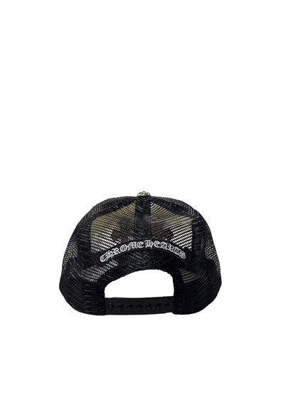 Chrome Hearts "Triple Cross Leather Patch" Trucker (Red/White/Blue)