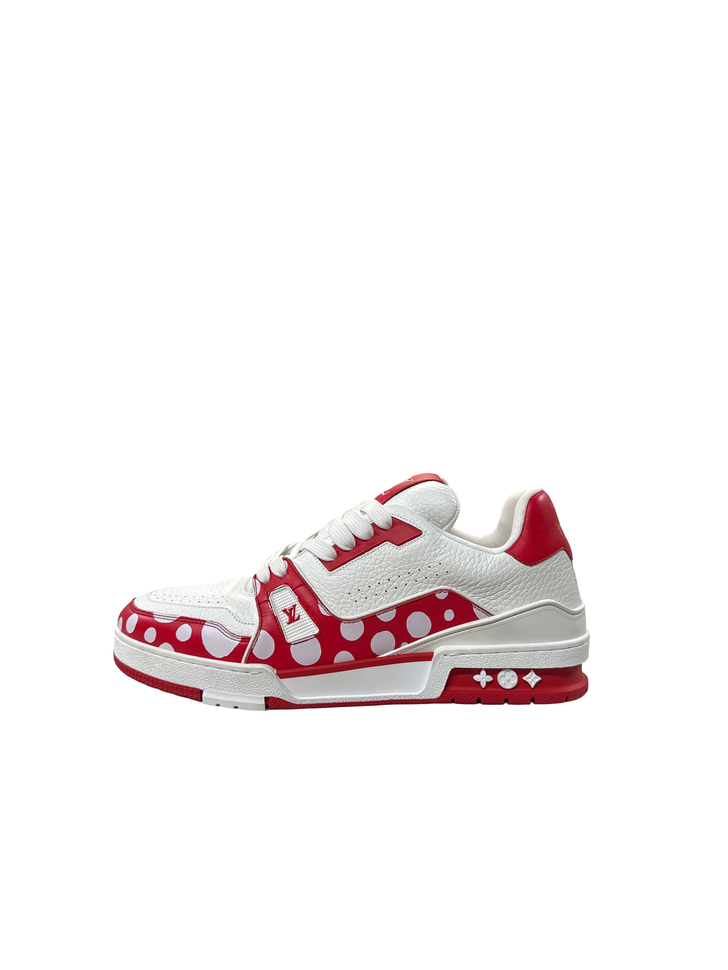 Louis Vuitton Polka Dot Trainer (White/Red)
