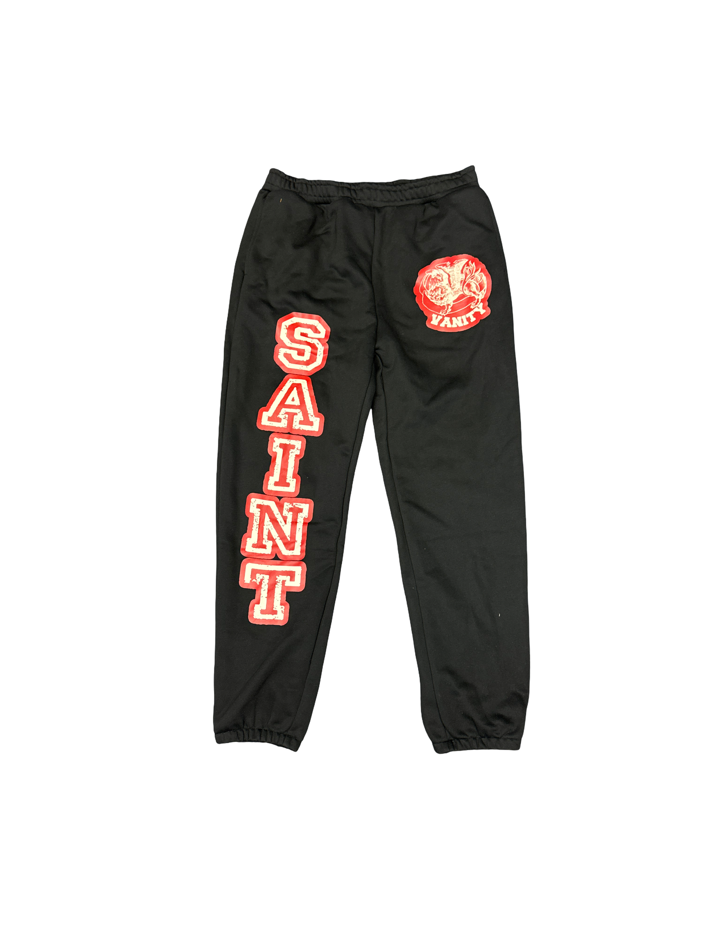 Saint Vanity Joggers (Black/Red/Cream)