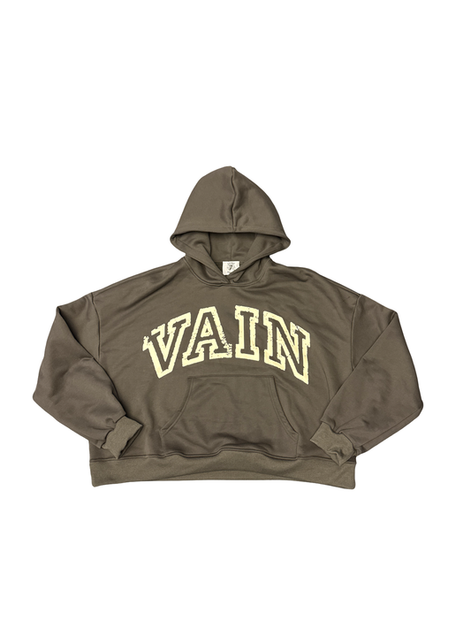 Saint Vanity "Vain" Hoodie (Grey/Cream)