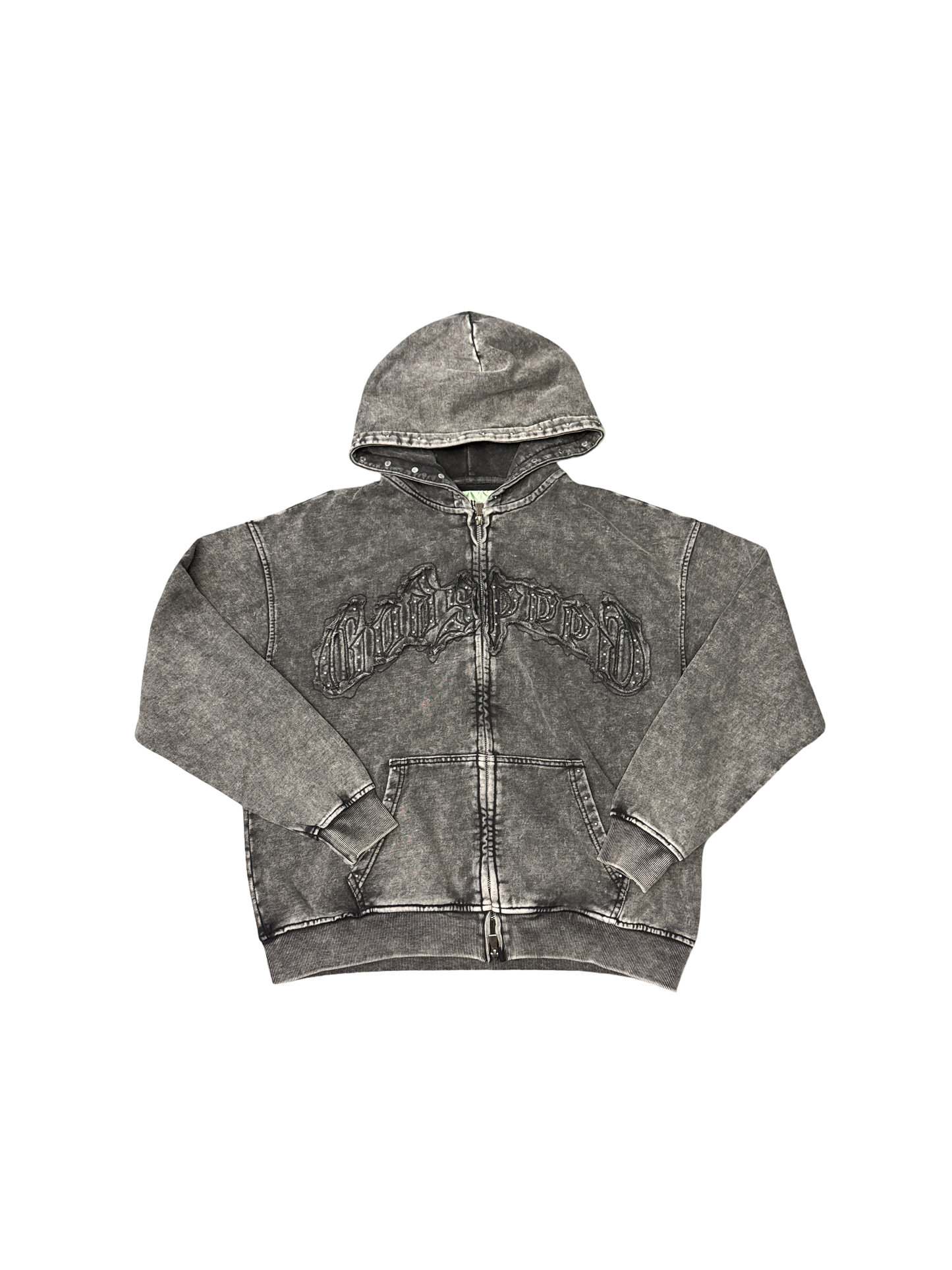 Godspeed Zip Hoodie (Grey/Grey)