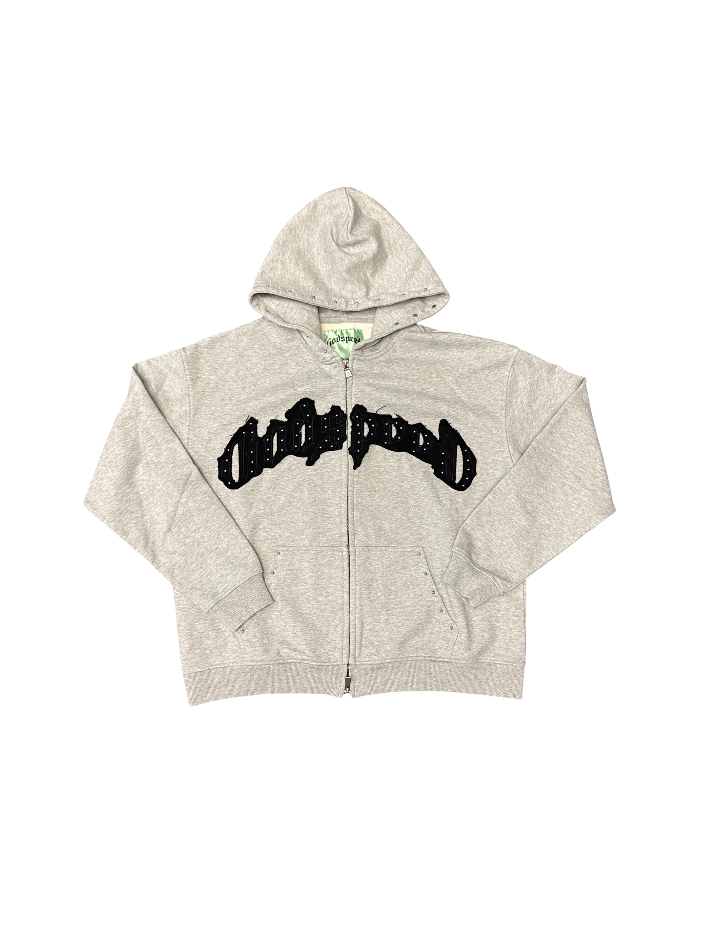 Godspeed Zip Hoodie (Grey/Black)