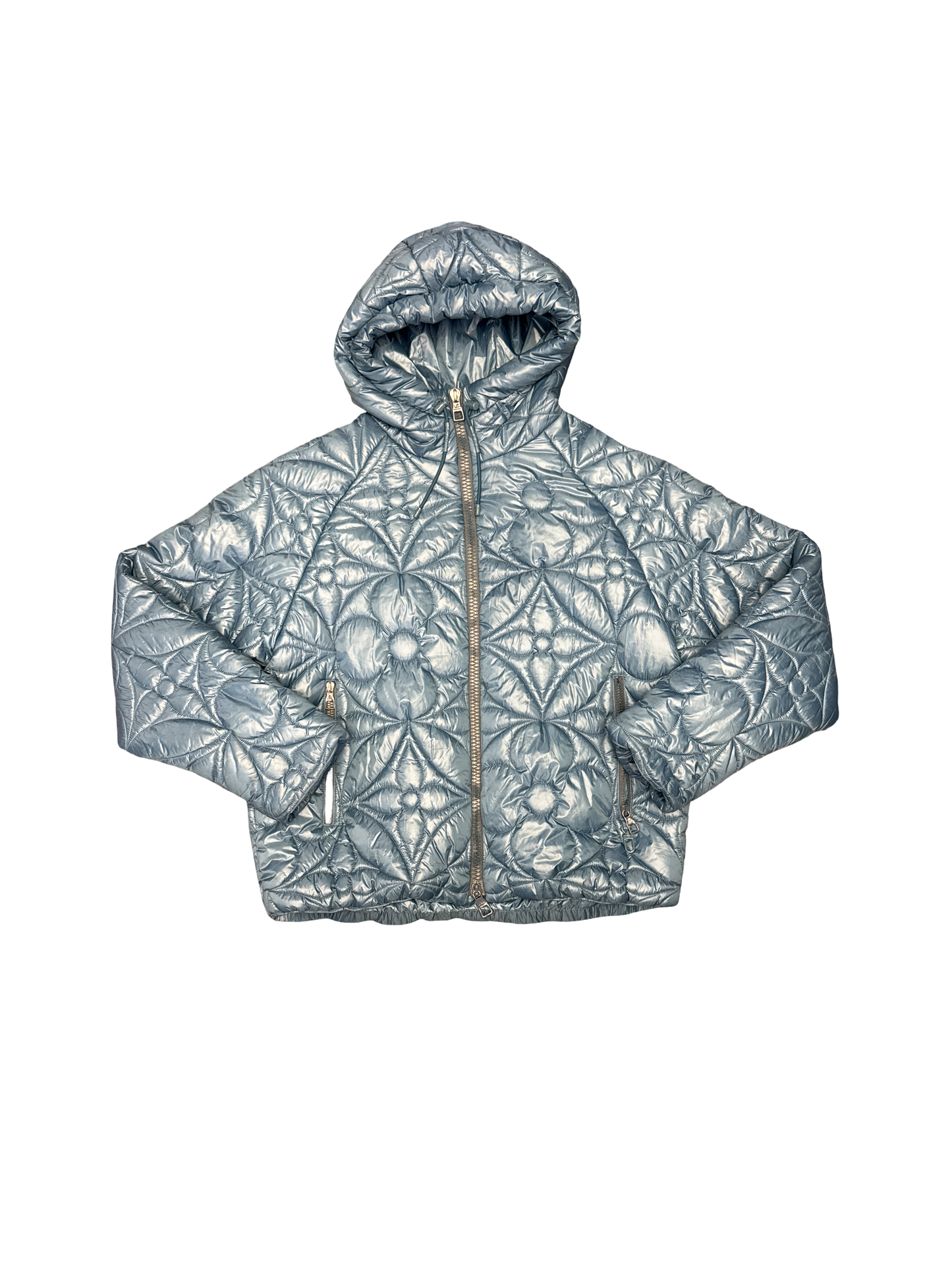 Louis Vuitton Big Monogram Puffer Jacket (Light Blue)