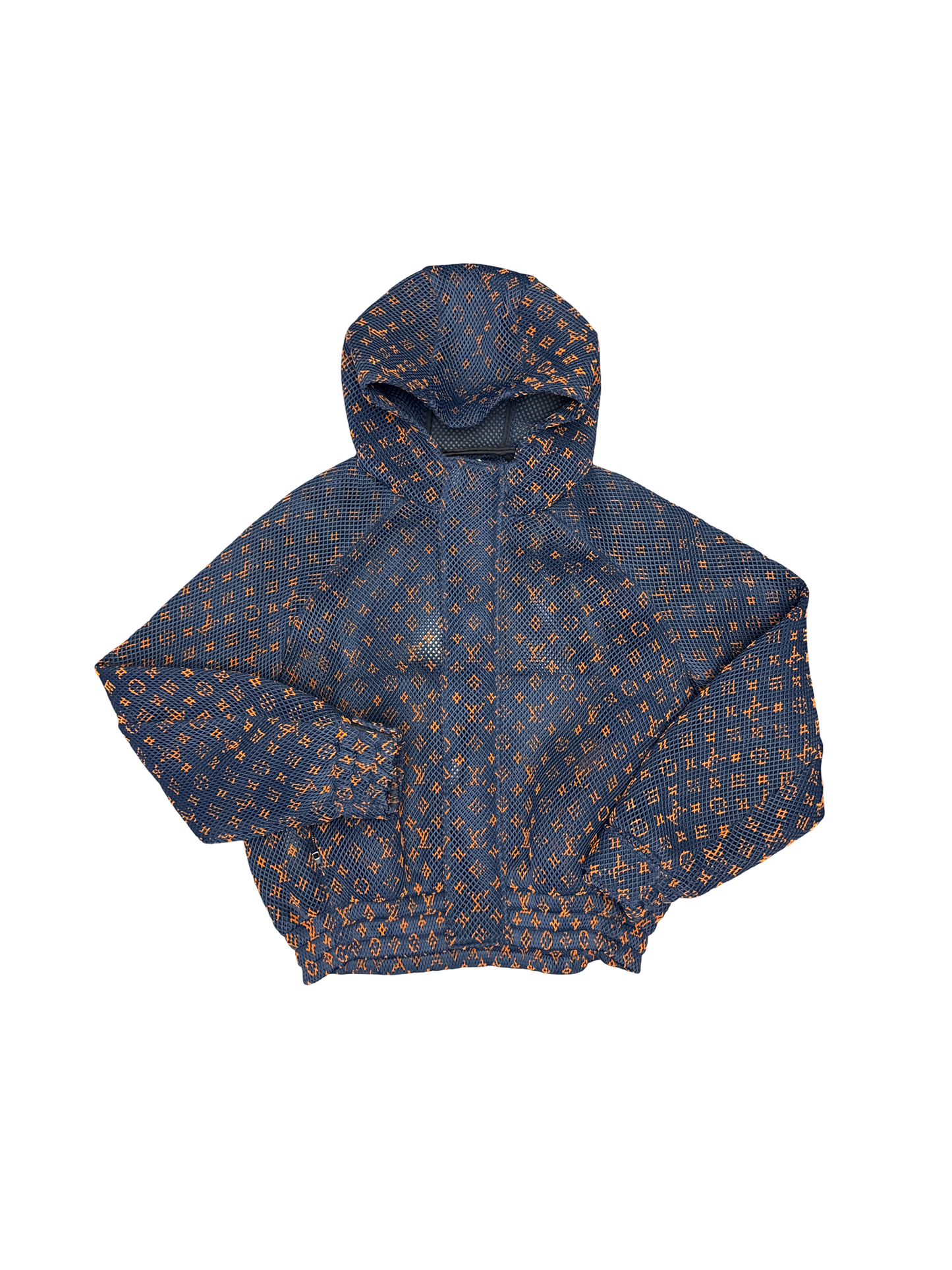 Louis Vuitton Mesh Monogram Jacket (Navy/Orange)