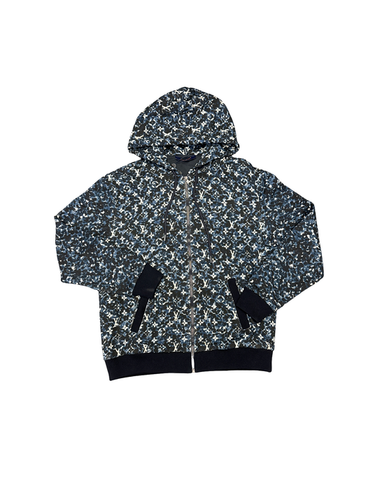 Louis Vuitton Monogram Zip Hoodie (Navy/White)