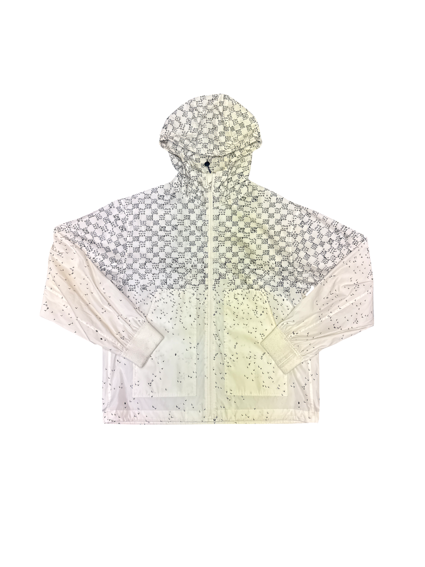 Louis Vuitton All-Over-Print Windbreaker (White/Black)