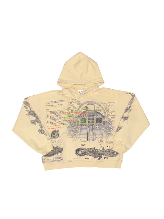 Godspeed "Stealth Bomber" Hoodie (Tan/Multi)