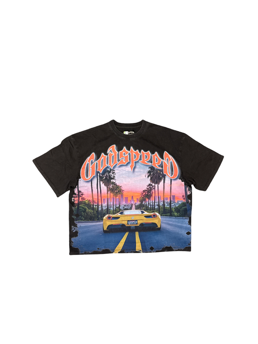 Godspeed "Ferrari" Tee (Black/Multi)