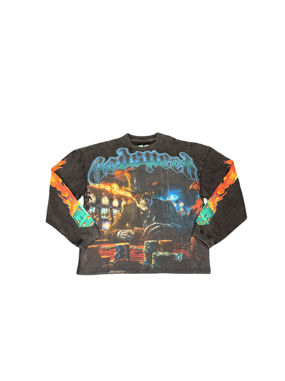 Godspeed "Poker" Long Sleeve Tee (Black/Multi)