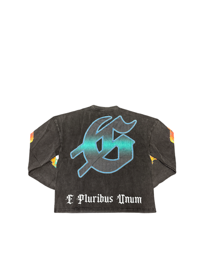 Godspeed "Poker" Long Sleeve Tee (Black/Multi)