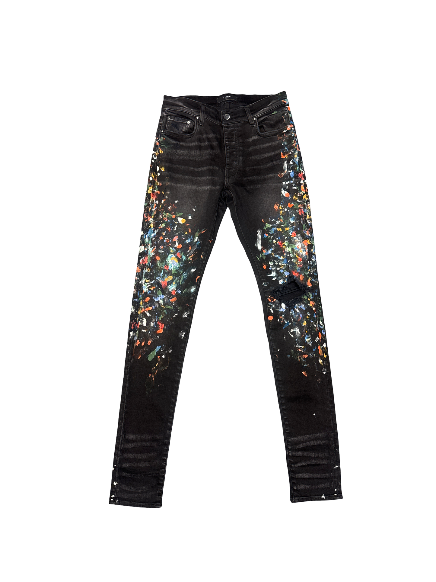 Amiri Painter Jean (Black/Multi)