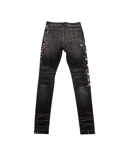 Amiri Painter Jean (Black/Multi)