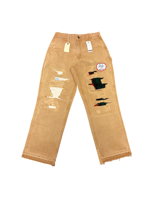 BWA Knee Repair Denim (Tan/Multi)