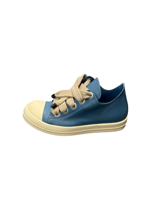 Jumbo Lace Leather Lowtop (Blue/Milk)
