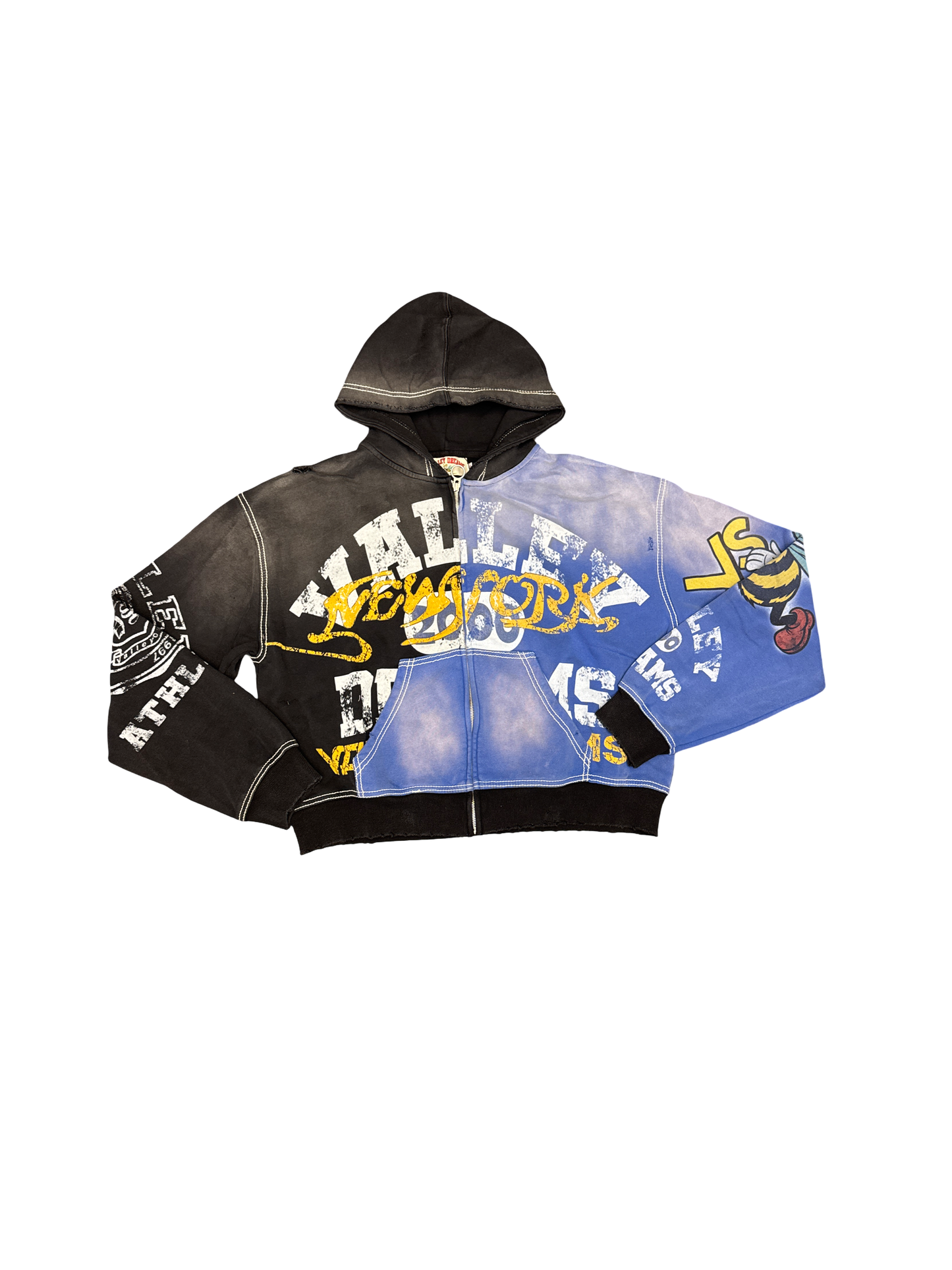 Vale "New York" Zip Hoodie (Blue/Black/Multi)