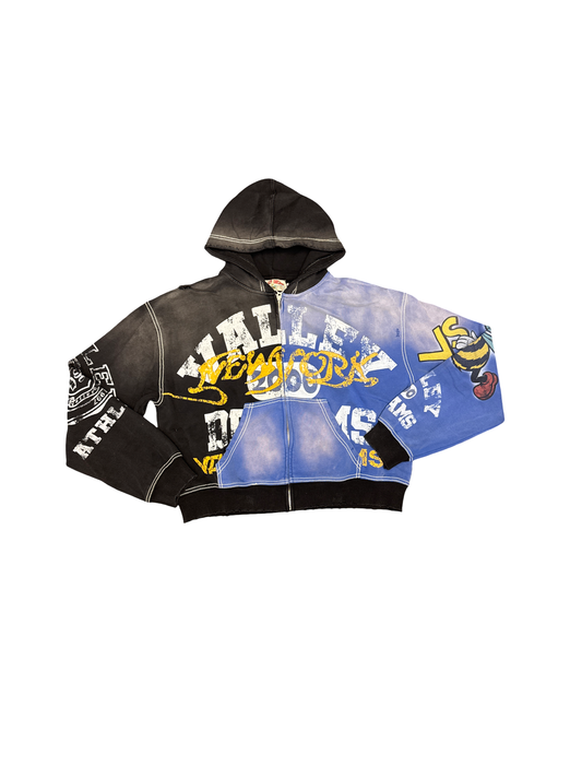 Vale "New York" Zip Hoodie (Blue/Black/Multi)