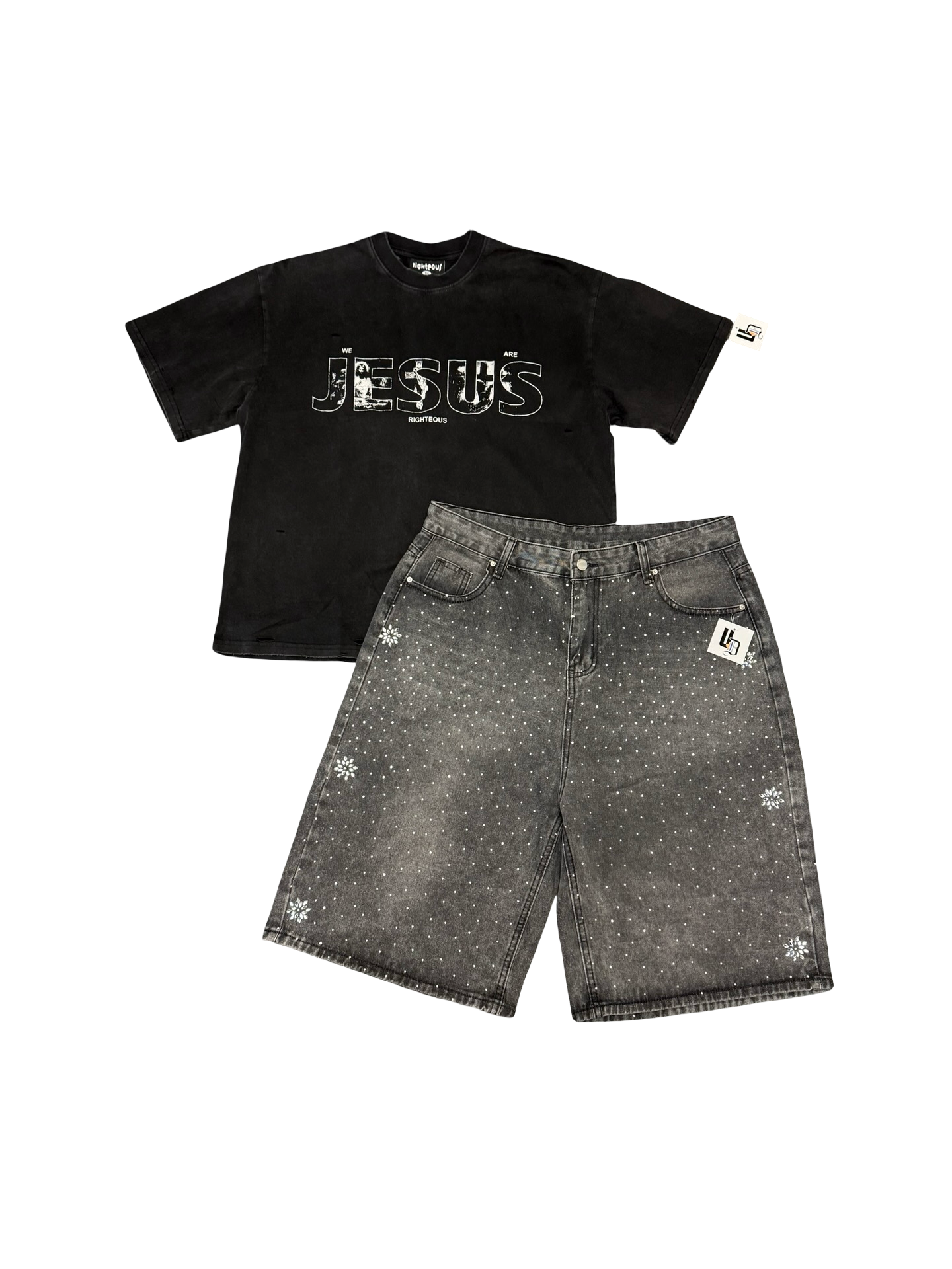 Righteous “Jesus” Tee + Fraternal Shorts