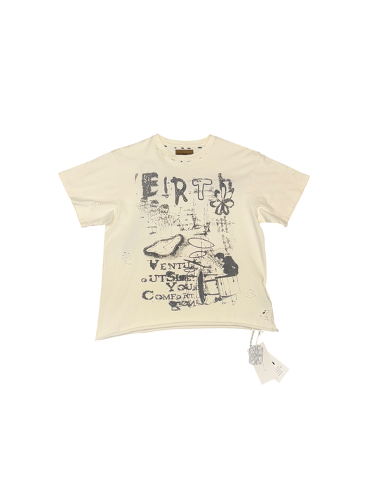 Birth Of Royal Child "Graffiti" Tee (Cream/Black)