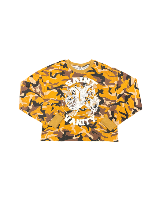 Saint Vanity Thermal Tee (Orange Camo)