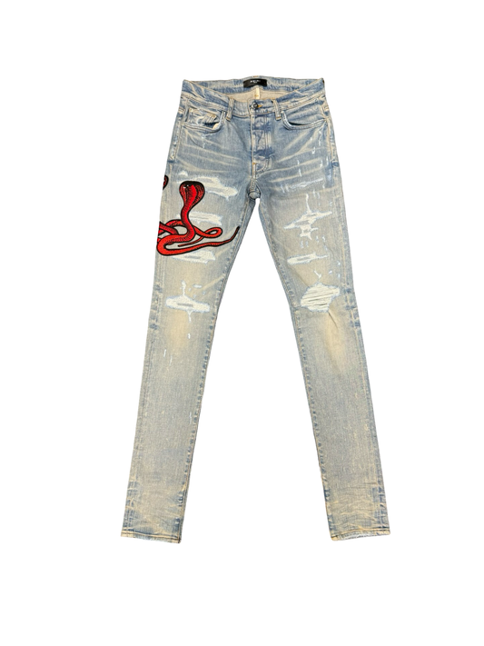 Red Snake Thrasher Jean (Clay Indigo)