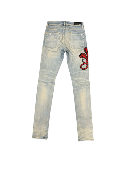 Red Snake Thrasher Jean (Clay Indigo)