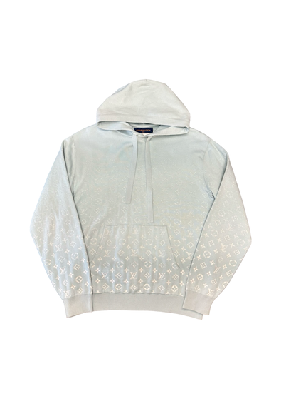 Louis Vuitton Monogram Fade Hoodie Light Blue