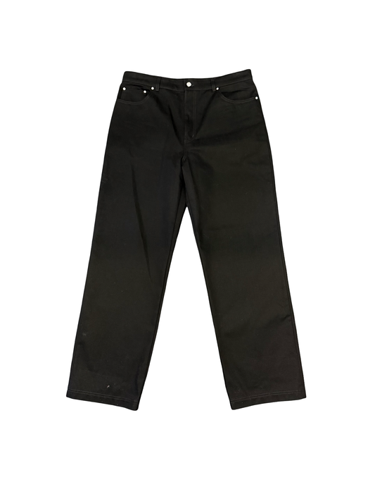 Louis Vuitton Plain Straight Leg Denim Black
